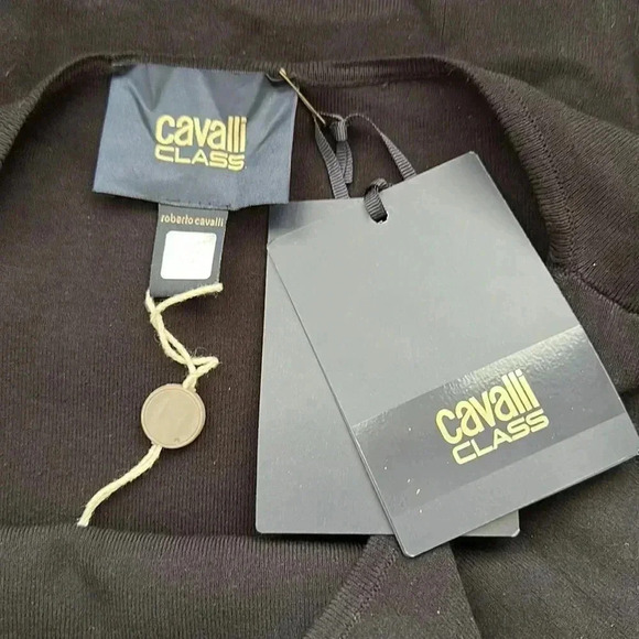 Cavalli Class SZ 6 Evening Maxi Black Dress - Picture 9 of 13